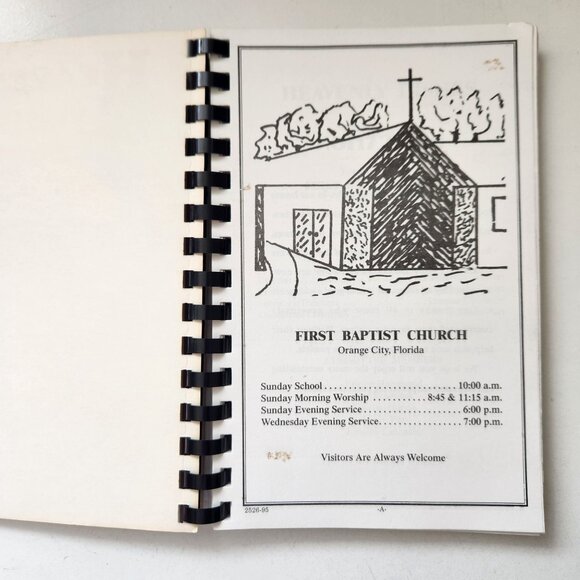 Heavenly Dishes Cookbook Young At Heart First Baptist Church Spiral-Bound - Picture 3 of 9